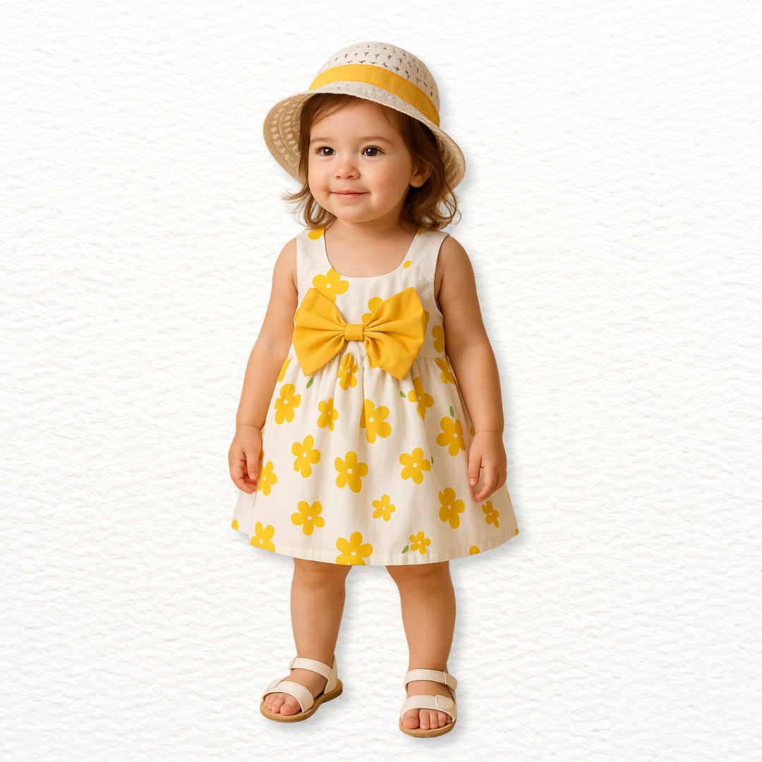 Vestido Floreado | Amarillo