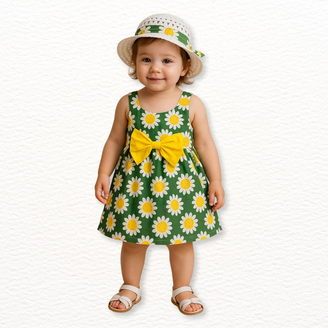 Vestido Floreado | Verde