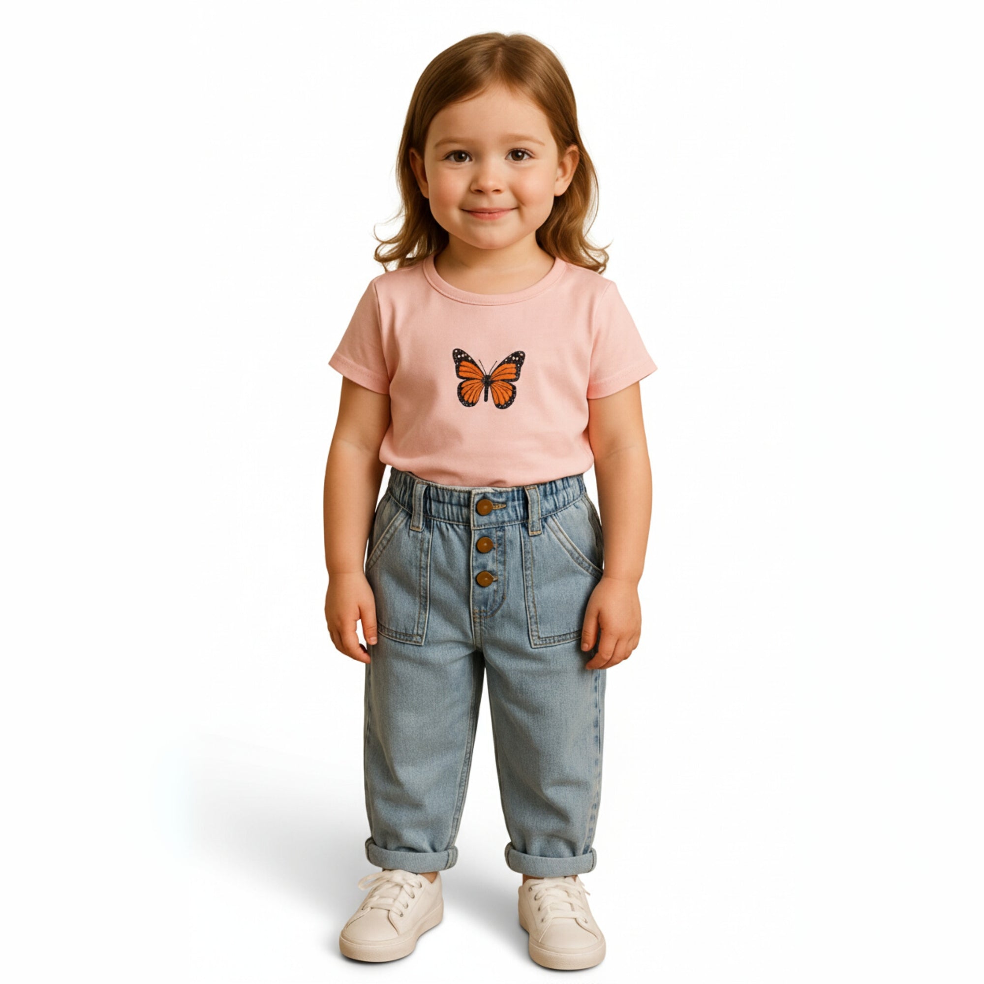 Polera Dulce Mariposa | Rosada