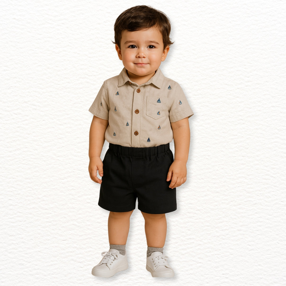 Short Niño | Negro