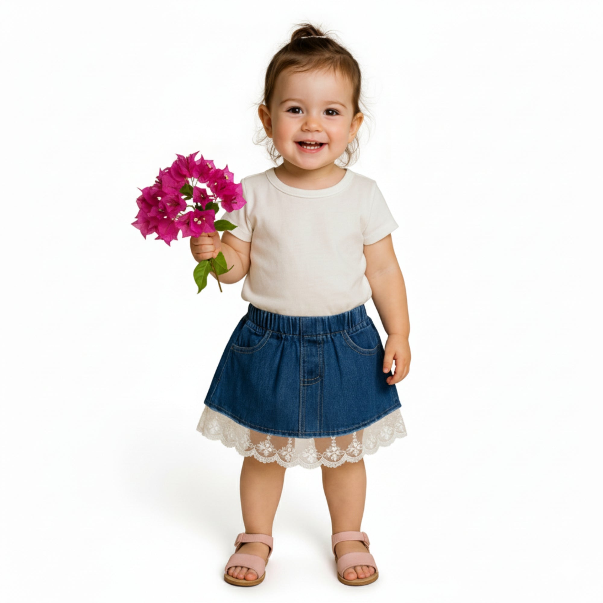 Falda Denim Encanto | Azul
