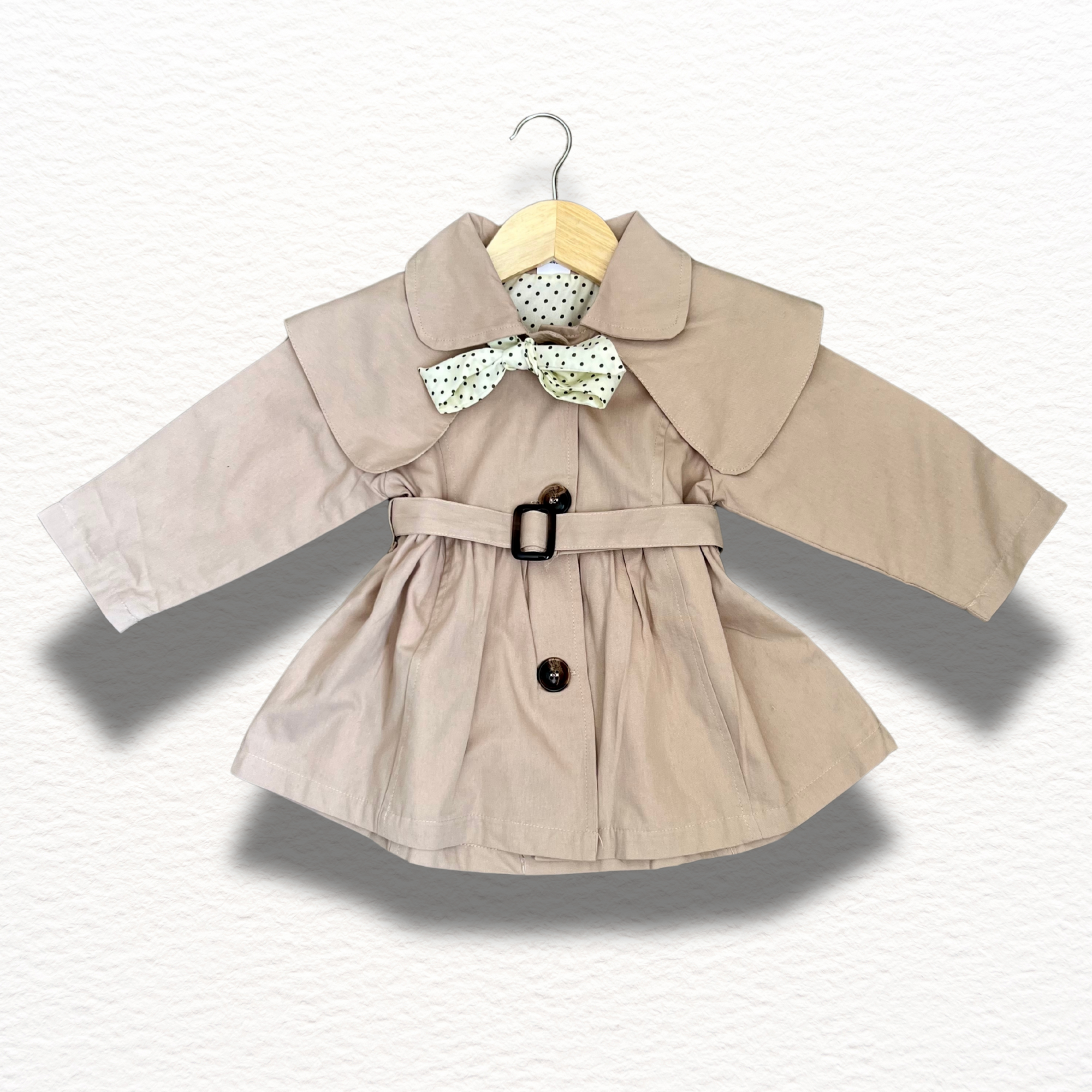 Abrigo Cinta | Beige