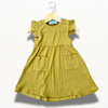 Vestido con Vuelos | Mostaza