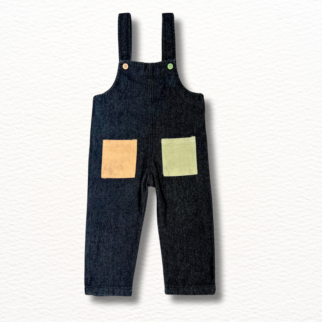 Jardinera Jeans | Negra