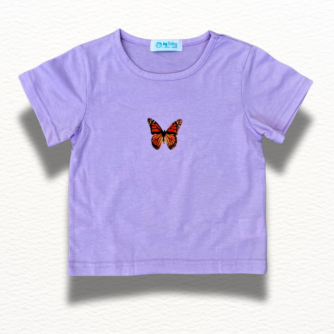 Polera Mariposa | Lila