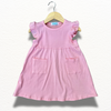 Vestido con Vuelos | Rosado