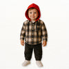 Conjunto Niño Camisa | Gris-Rojo
