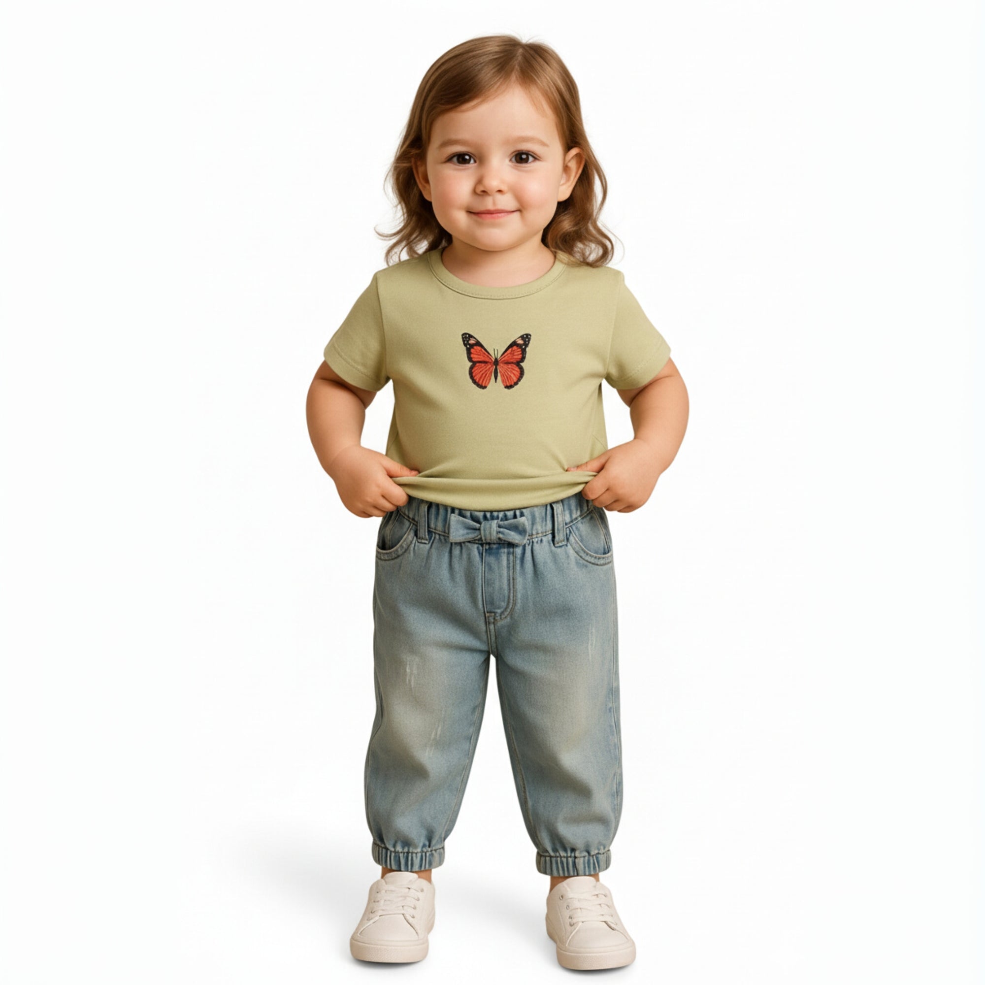 Polera Dulce Mariposa | Verde