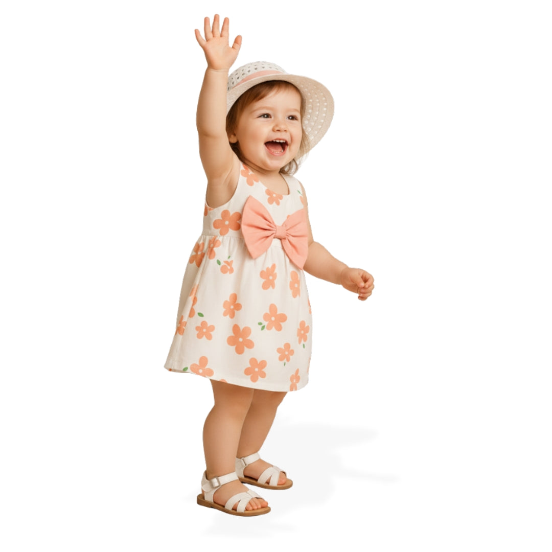 Vestido Brisa Floral | Salmón