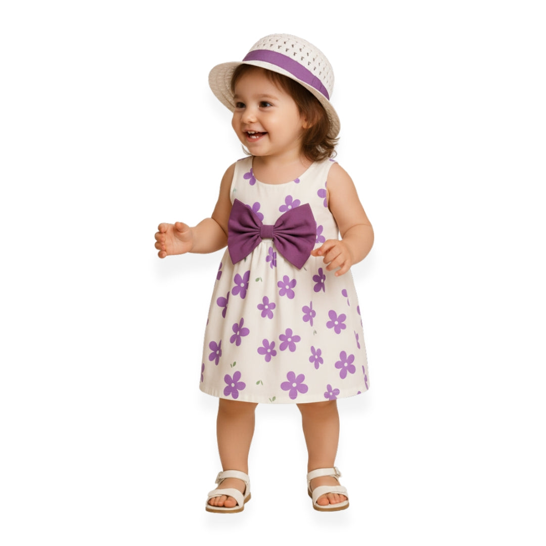 Vestido Brisa Floral | Morado