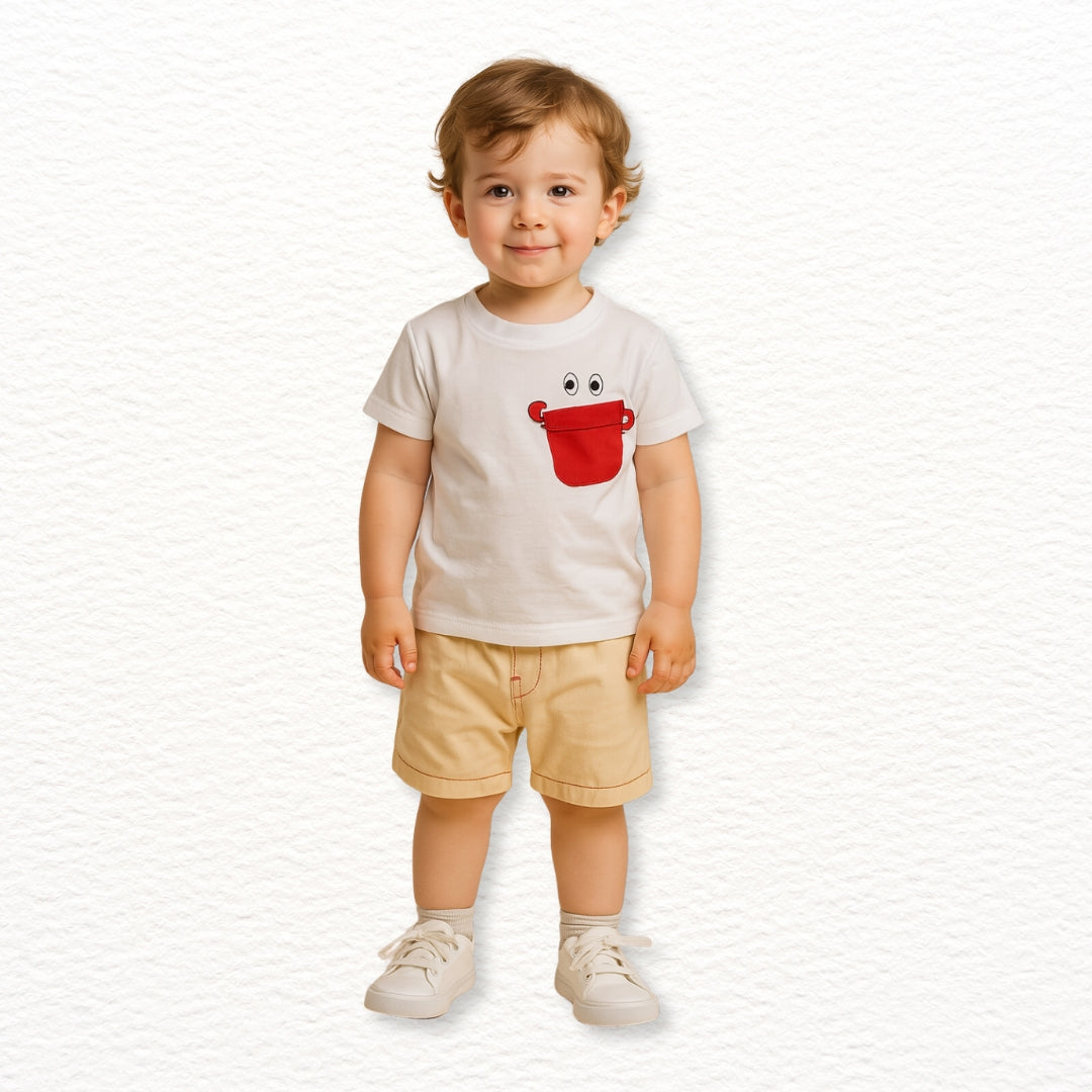 Conjunto Niño Estampado | Blanco