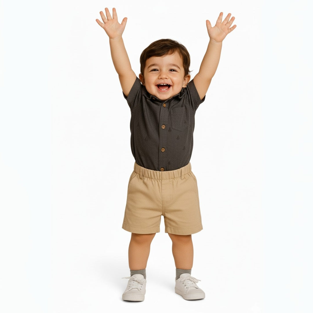 Short Classic Kids | Beige