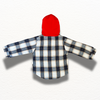 Conjunto Niño Camisa | Gris-Rojo