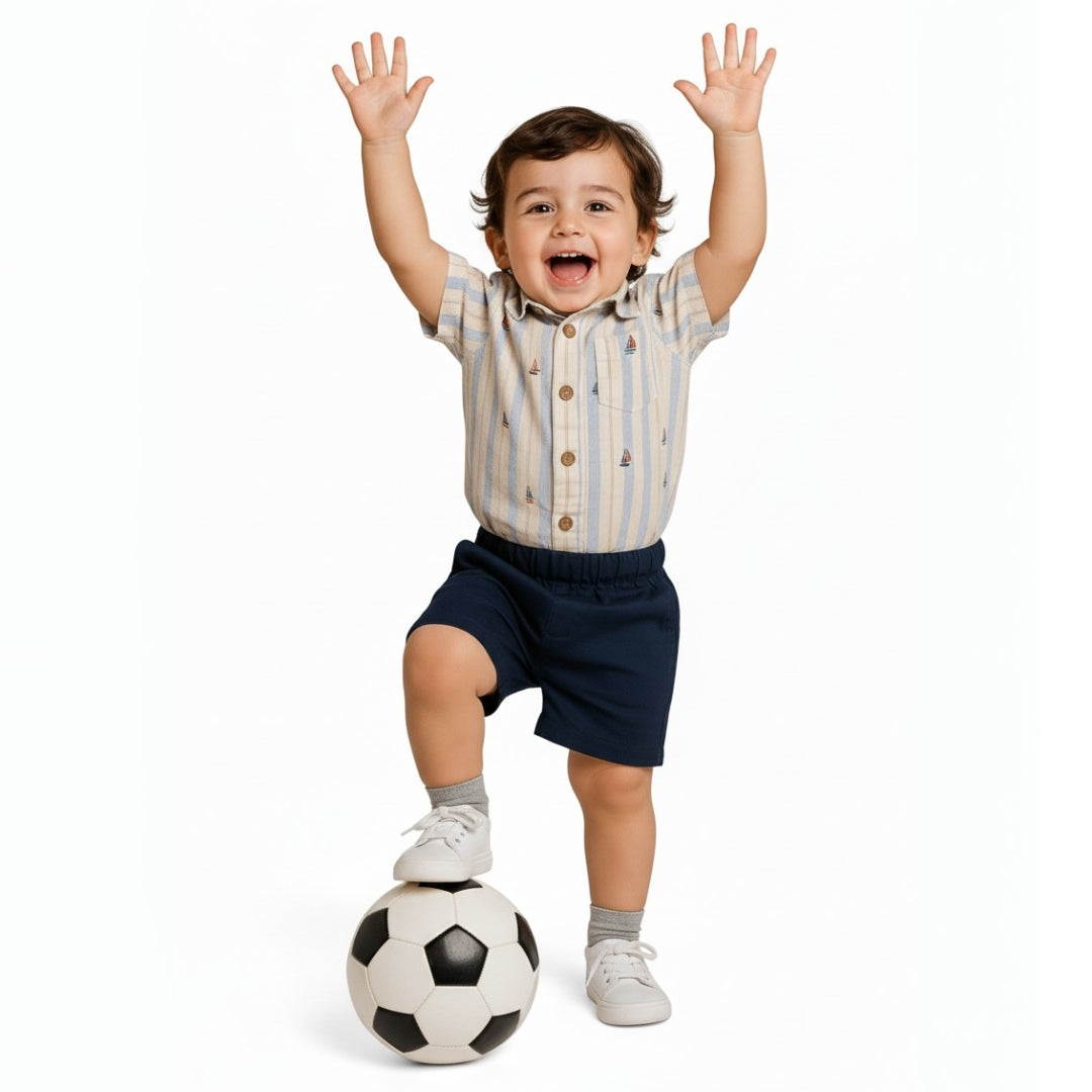 Short Classic Kids | Azul