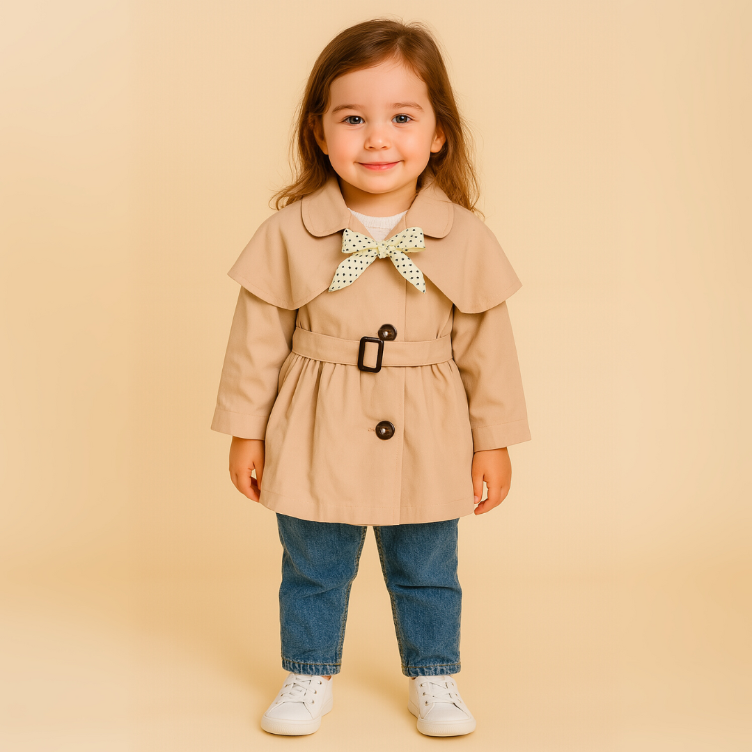 Abrigo Cinta | Beige