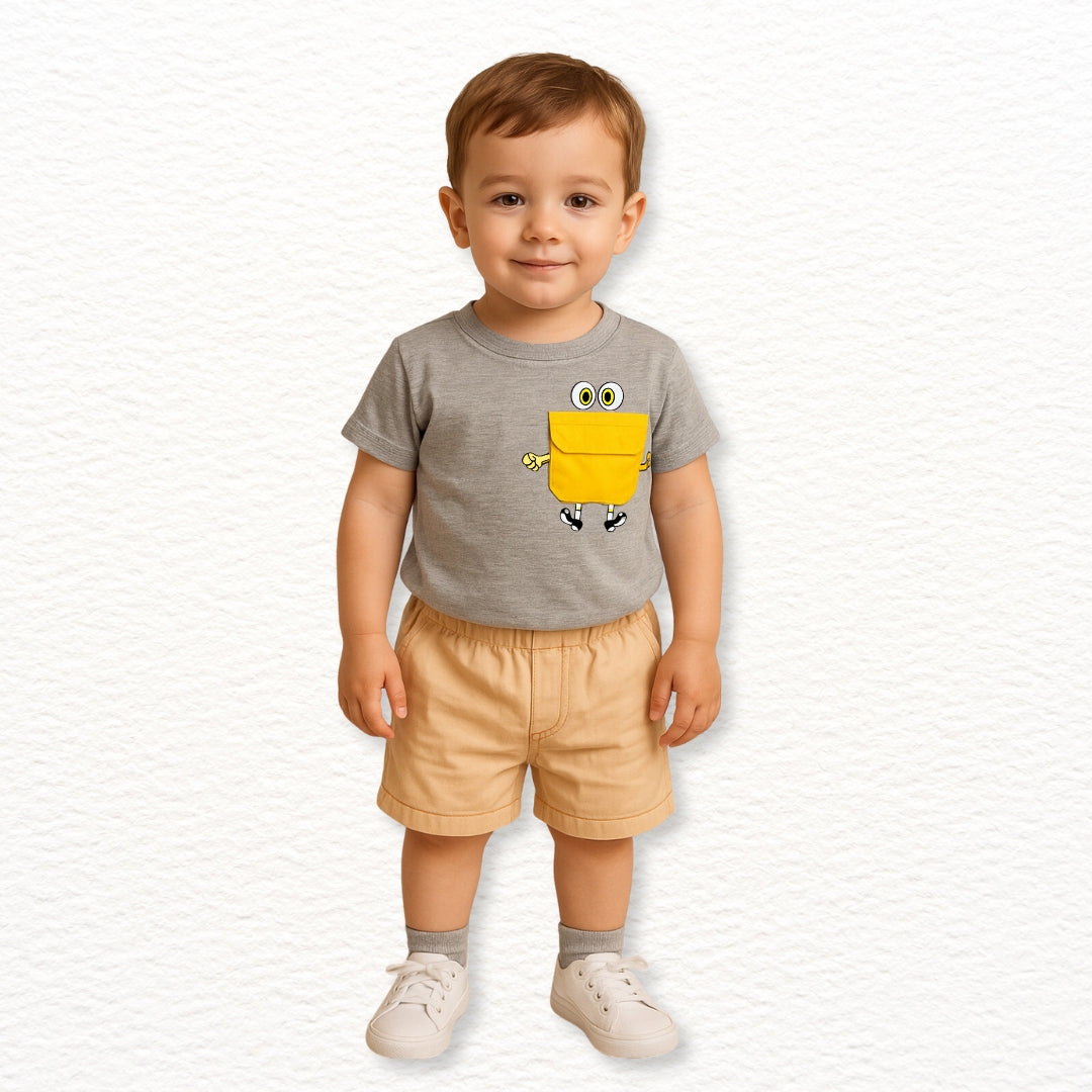 Conjunto Niño Estampado | Gris