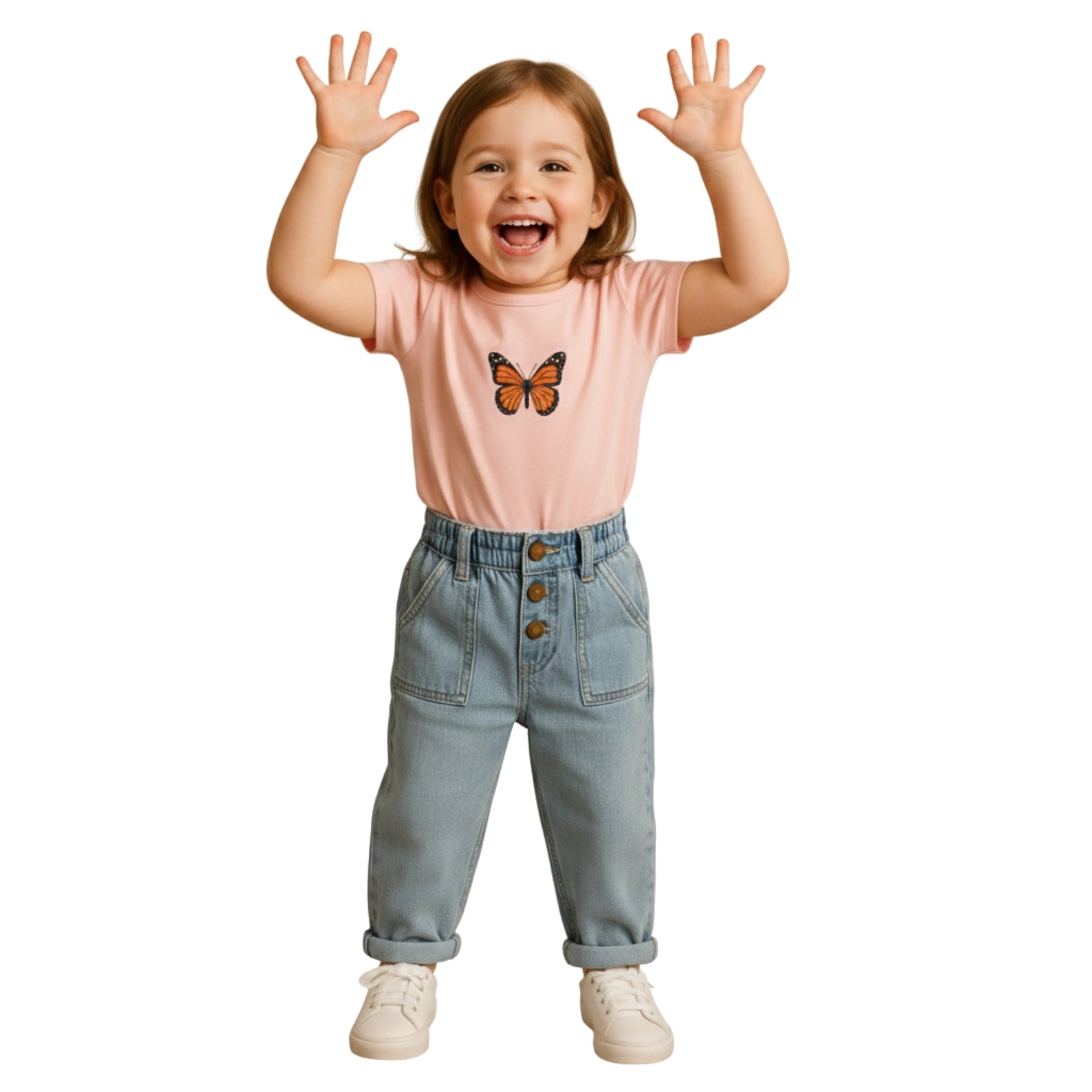 Polera Dulce Mariposa | Rosada