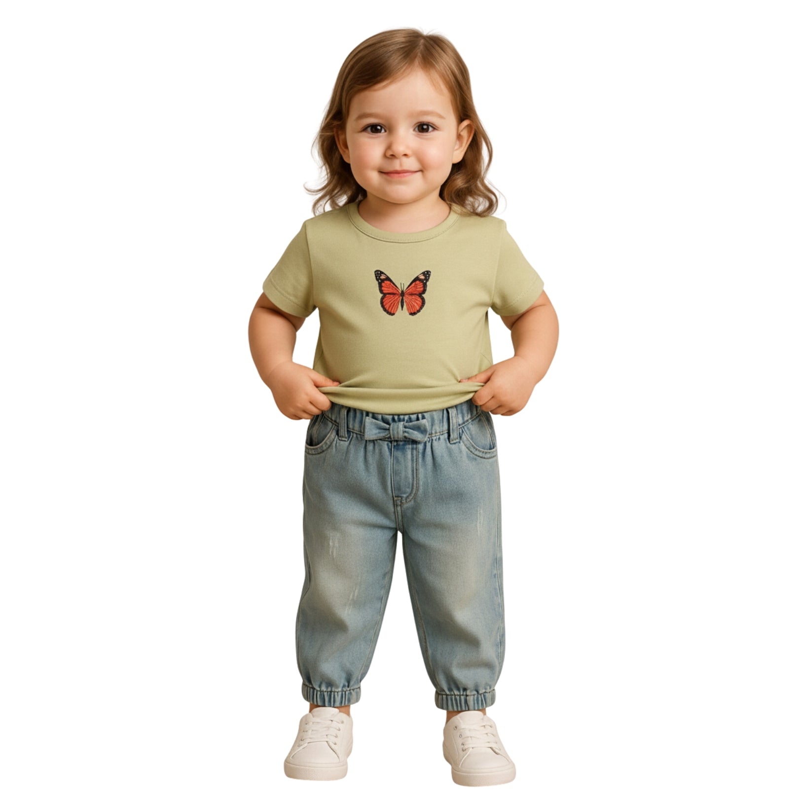 Polera Dulce Mariposa | Verde