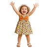 Vestido Brisa Floral  | Naranjo