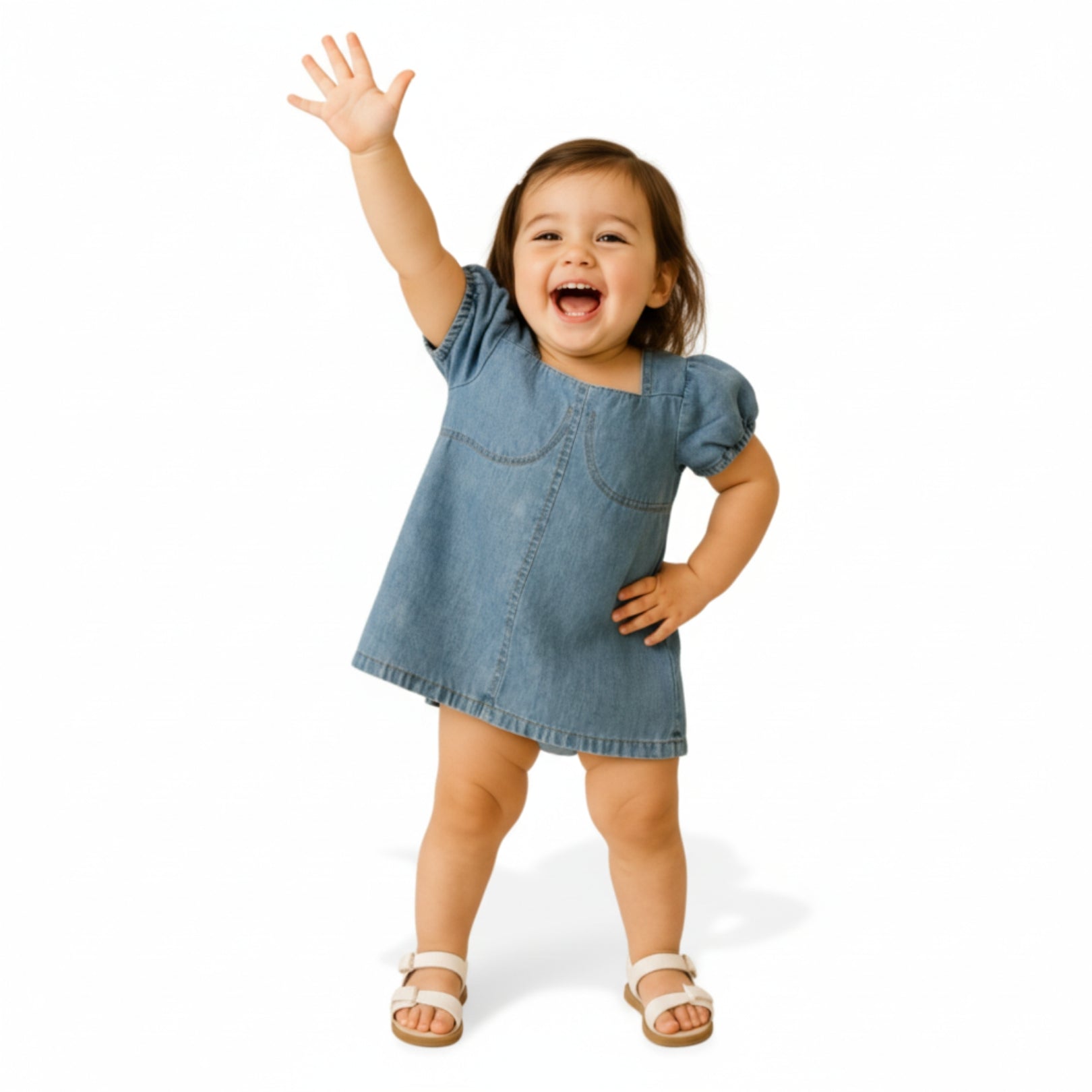 Vestido denim chic